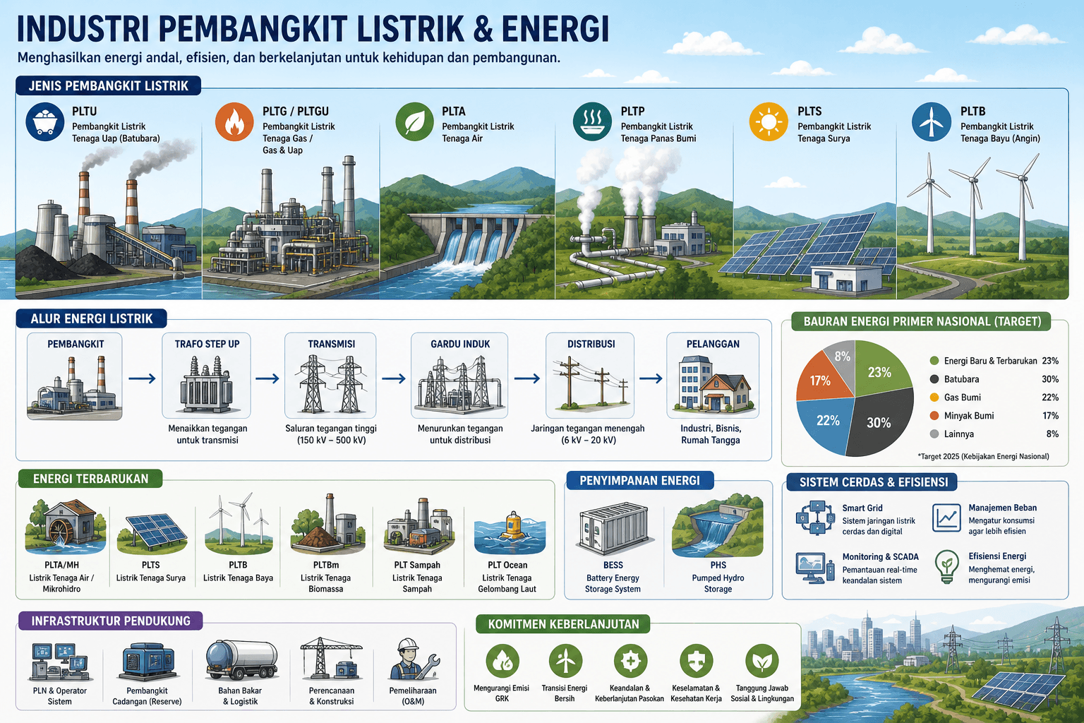 Pembangkit Listrik & Energi